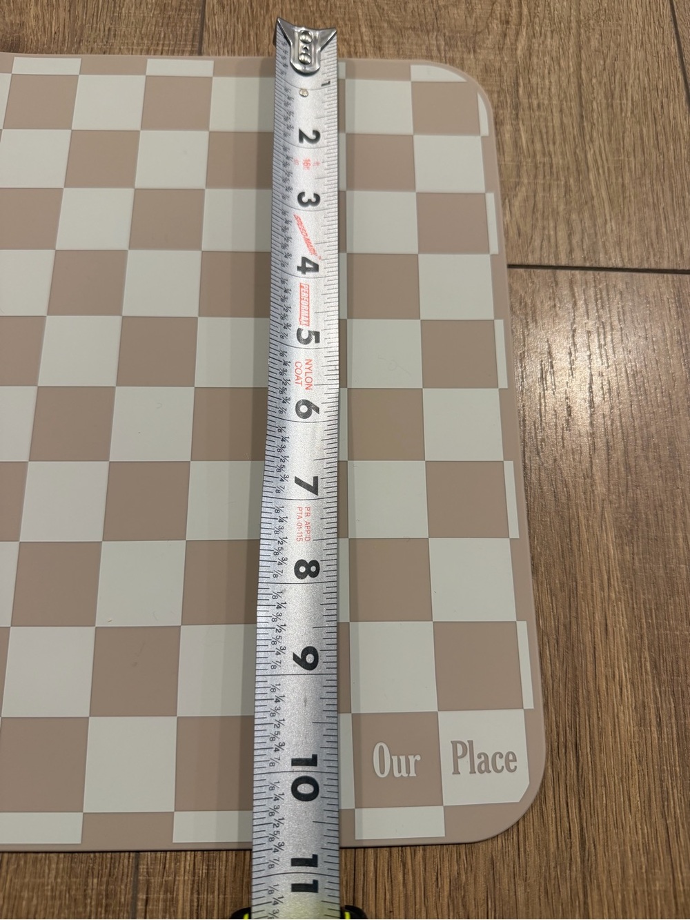 Our Place Beige and White Checkerboard 2 silicon baking mats, NEW - Picture 4 of 9
